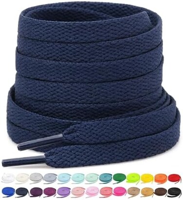 Stepace [2 Pairs] Flat Shoe Laces for Sneakers 30"-72" Length 26 Color Shoelaces