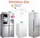 FRIDGGI Fridge Door Alarm with Delay, Low/Loud 80dB to 110dB, Freezer Door Chime when Left Open, 60sec, 120sec, 180sec Reminders (Black