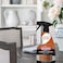 Weiman CabinetWood CleanShine Spray - Furniture, Kitchen Cabinets, BaseboardTrim, Fresh Almond Scent - Microfiber Cloth Included