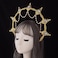 BLESSUME Halo Crown Mary Goddess Headband Women's Halloween Costume Goddess Headpiece