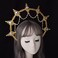 BLESSUME Halo Crown Mary Goddess Headband Women's Halloween Costume Goddess Headpiece