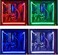 شريط إضاءة نيون RGB LED من airgoo لأجهزة الكمبيوتر، شريط إضاءة RGB LED لمنافذ RGB LED رباعية الأطراف بجهد 12 فولت، متوافق مع لوحات ASUS Aura RGB وMSI Mystic Light وASROCK Aura RGB الأم، يأتي مع 12 قطع