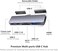GKEAPZA Adapter for iPad Pro USB C Hub for iPad Pro M4 M2 M1 2024-2018,7in1 USB C Hub with 4K HDMI,3.5mm Jack,USB3.0,PD 60W,SD/TF,USB-C Data,iPad Air 4/5,iPad Mini 6