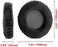 YDYBZB Velvet Ear Pads Cushions Covers Replacement Earpads Foam Pillow Compatible with Beyerdynamic DT 990 Pro DT 770 Pro DT990 DT770 Pro Headset Headphone (Black