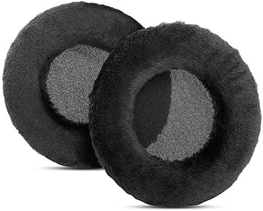 YDYBZB Velvet Ear Pads Cushions Covers Replacement Earpads Foam Pillow Compatible with Beyerdynamic DT 990 Pro DT 770 Pro DT990 DT770 Pro Headset Headphone (Black