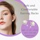 KASBEE Clear Earring Backs, 500PCS Plastic Earring Stoppers, Tube Earring Findings, Hypo-allergenic Jewelry Accessories