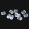 KASBEE Clear Earring Backs, 500PCS Plastic Earring Stoppers, Tube Earring Findings, Hypo-allergenic Jewelry Accessories