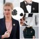 EACOZY (Black Rubber, 100PCS- Rubber Pin Backs, 100PCS Lapel Pin Backs, Pin Safety Backs for Brooch Tie Hat Badge Insignia, Black