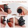 EACOZY (Black Rubber, 100PCS- Rubber Pin Backs, 100PCS Lapel Pin Backs, Pin Safety Backs for Brooch Tie Hat Badge Insignia, Black