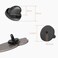 EACOZY (Black Rubber, 100PCS- Rubber Pin Backs, 100PCS Lapel Pin Backs, Pin Safety Backs for Brooch Tie Hat Badge Insignia, Black
