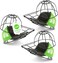 غسالة قبعات البيسبول الأصلية من BallcapBuddy، إطار تنظيف القبعات لغسالة الصحون والغسالة - عبوة من 3 قطع، أسود، صنع في الولايات المتحدة الأمريكية