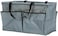 Household Essentials Grey Krush Canvas Utility Tote with PocketsReusable Grocery Shopping Bag, Large