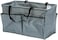 Household Essentials Grey Krush Canvas Utility Tote with PocketsReusable Grocery Shopping Bag, Large