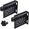 KENUCO 19 Inch Vertical Ends Wall Mount Rack Wall Mountable Server Rack w/Hardware Black