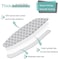 Neccom Ironing Board Cover and Pad Standard Size 15"x54", Resists Scorching and Staining with Elastic Edge Heavy Duty Extra Thick Ironing Padding Cotton Ironing Board Covers