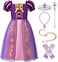 ReliBeauty Girls Dress Puff Sleeve Princess Costume