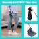 Fanwer 35.5" Long Dressing Stick, Shoe Horn Long Handle for Seniors, Sock Remover Tool, Adjustable, for Disabled, and Back Problems People