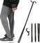 Fanwer 35.5" Long Dressing Stick, Shoe Horn Long Handle for Seniors, Sock Remover Tool, Adjustable, for Disabled, and Back Problems People