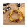 TecUnite 32.8 Feet Aluminum Wire, Bendable Metal Craft Wire for Making Dolls Skeleton DIY Crafts (Gold, 3 mm Thickness