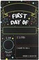 GSM Brands First Day Last Day of School Chalkboard Double Sided Sign - 12" x 7.9