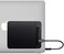 حقيبة حمل أقراص صلبة خارجية محمولة من ESR، حافظة لملحقات الكمبيوتر، منظم تخزين لحزمة البطارية، والماوس اللاسلكي، والكابلات، وسماعات الأذن - أسود