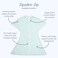 SleepingBaby Zipadee-Zip Transitional Swaddle Sack, 12-24 Month - Roomy Zipper Swaddle for Easy Diaper Changes and Proper Hip Development - Baby Swaddle Sack, Large - Classic Mint