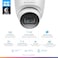 Amcrest 5MP UltraHD Outdoor Security IP Turret PoE Camera with Mic/Audio, 5-Megapixel, 98ft NightVision, 2.8mm Lens, IP67 Weatherproof, MicroSD Recording (256GB, White (IP5M-T1179EW-28MM
