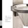 AdHoc Mr. Brew Pour-Over Coffee Maker - Single Serve Coffee Maker - Pour Over Coffee Dripper with Double Layer Filter - Stainless Steel Coffee Maker - Steel, 10.5
