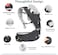 FRUITEAM (Dark Grey- Baby Carrier, 6-in-1 Baby Carrier with Waist Stool, One Size Fits All -Adapt to Newborn, Baby Hip Carrier for Breastfeeding, InfantToddler