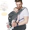 FRUITEAM (Dark Grey- Baby Carrier, 6-in-1 Baby Carrier with Waist Stool, One Size Fits All -Adapt to Newborn, Baby Hip Carrier for Breastfeeding, InfantToddler