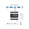 موزع كابل ماترز KVM ذو 4 منافذ USB 3.0، موزع USB لأربعة أجهزة كمبيوتر وأجهزة USB (مفتاح KVM - تحكم عبر الزر أو لاسلكي - محول USB-C مرفق لـ USB-C و Thunderbolt 3)
