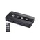 موزع كابل ماترز KVM ذو 4 منافذ USB 3.0، موزع USB لأربعة أجهزة كمبيوتر وأجهزة USB (مفتاح KVM - تحكم عبر الزر أو لاسلكي - محول USB-C مرفق لـ USB-C و Thunderbolt 3)