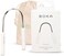 Boka Tongue Scraper for AdultsKids with Case - Stainless Steel Tongue Cleaner w/Linen Travel Pouch - Scrubber to Remove Tongue Buildup and Freshens Breath (Pack of 1