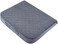 COMFORTANZA Large 19"x17"x3.25" Memory Foam Seat Cushion with Cooling Effect, Washable Cover and Non-Slip Base for Office Chairs, Wheelchairs, Recliners, Cars - Back Pain Relief - Medium-Firm - Gray