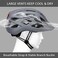 GROTTICO Adult-Men-Women Bike Helmet with Light - Mountain Road Bicycle Helmet with Replacement PadsDetachable Visor
