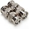 TLS.eagle BNC Plug Male to Male Coaxial Coupler Straight Adapter Connector for RG59 Cable Pack of 5