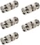 TLS.eagle BNC Plug Male to Male Coaxial Coupler Straight Adapter Connector for RG59 Cable Pack of 5