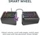 Cloud Nine ErgoTKL Ergonomic Tenkeyless Mechanical Keyboard for PC &ndash; Cherry MX Brown &ndash; TKL RGB Backlit Ergo Split Key Board