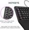 Cloud Nine ErgoTKL Ergonomic Tenkeyless Mechanical Keyboard for PC &ndash; Cherry MX Brown &ndash; TKL RGB Backlit Ergo Split Key Board