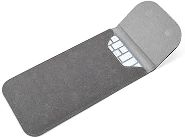 CaseBuy Premium Leather Keyboard Cover Sleeve for 2024 2023 2021 Apple iMac 24 inch M4 M3 M1 Magic Keyboard w/Out Touch ID A2449 A2450 Wireless Magic Keyboard 2 Accessories Case Pouch, Space Grey