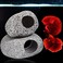 Cunhill 6 Pieces Aquarium Decoration Rock Caves Stackable Ceramic Fish Tank Hideout Cave Stone Ornaments Hideaway for Betta Shrimp Cichlid Hiding Breeding Spawning Decor