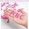 Harsgs 72 PCS Iron on Letters Numbers Patches, Embroidered Patches Letters A-Z Numbers 0-9 Applique for Clothes, Dress, Hat, Jeans, DIY Accessories, Pink