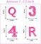 Harsgs 72 PCS Iron on Letters Numbers Patches, Embroidered Patches Letters A-Z Numbers 0-9 Applique for Clothes, Dress, Hat, Jeans, DIY Accessories, Pink