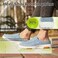 OrthoComfoot Women's Orthopedic Slip-On Loafers Walking Shoes: Comfortable Arch Support Slippers for Plantar Fasciitis, Casual Canvas Orthotic Mule Clogs for Foot Heel Pain Relief