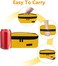 Gloppie Mini Lunch Box Small Kids Lunch Bag Compact LunchBox Bag, CPC CertifiedChild-Safe Materials, Insulated LunchBag Reusable Sandwich Containers Snack Box, Yellow