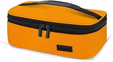 Gloppie Mini Insulated Lunch Bag for Kids Women Men 3.5L Portable Lunch Bag Orange