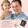 UNGENT THEM Dad and Daughter Love Heart Pendant Necklace, Birthday Valentines Day Gifts for Girls Women