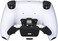eXtremerate Solid Black Replacement Redesigned K1 K2 Back Button Housing Shell for PS5 Controller Rise Remap Kit - ControllerRise Remap Board NOT Included