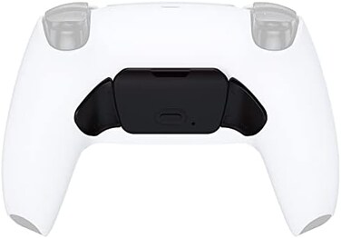 eXtremerate Solid Black Replacement Redesigned K1 K2 Back Button Housing Shell for PS5 Controller Rise Remap Kit - ControllerRise Remap Board NOT Included