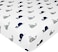 TL Care 2 Pack Fitted Pack N Play Playard Sheet 27" x 39", Soft Breathable Neutral Cotton Jersey Pack and Play Sheet, Navy Whale/Gray Zigzag, for Boys and Girls, Fits Most Mini Crib